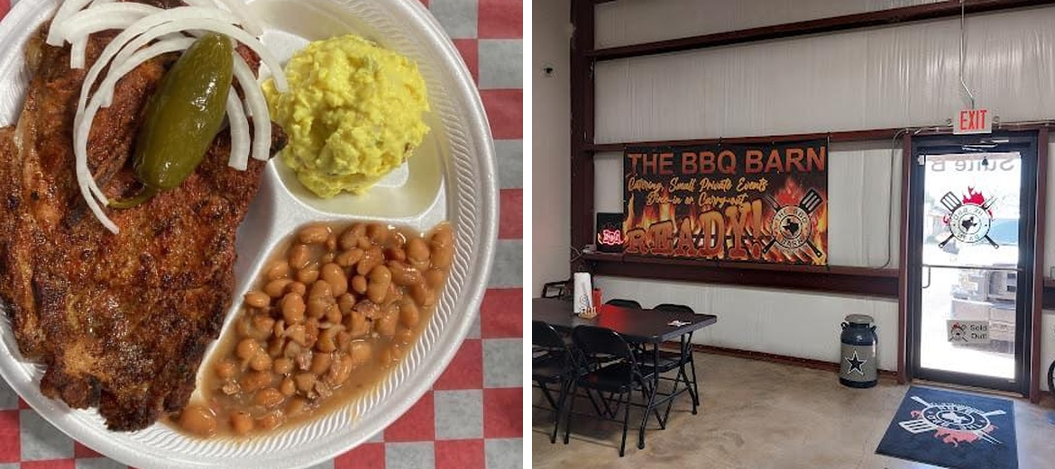 The BBQ BARN Menu