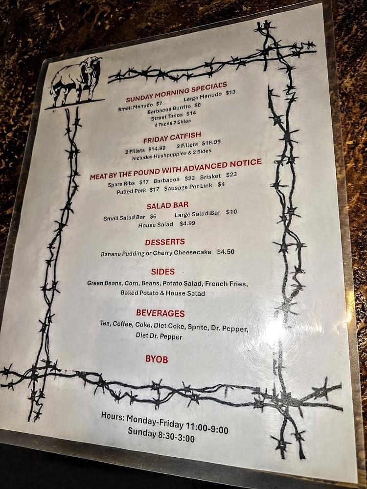 The BBQ BARN Menu image 3