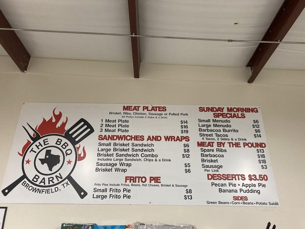 The BBQ BARN Menu image 4